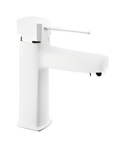Kare Krom Beyaz Mix Lavabo Bataryası