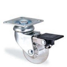 1302 HCB Tablalı frenli döner castor, pvc