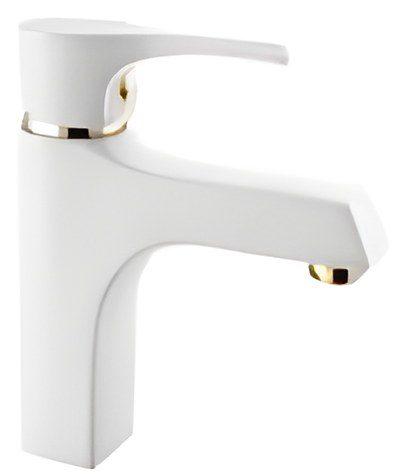 Omega Gold Beyaz Mix Lavabo Bataryası